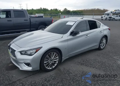 2020 Infiniti Q50 Luxe из США, поврежденный, VIN JN1EV7AP0LM200548